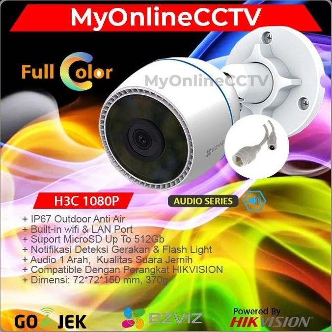 EZVIZ C3WN H3C 1080P EKSTRA WIFI RANGE IP CAMERA CCTV OUTDOOR AUDIO