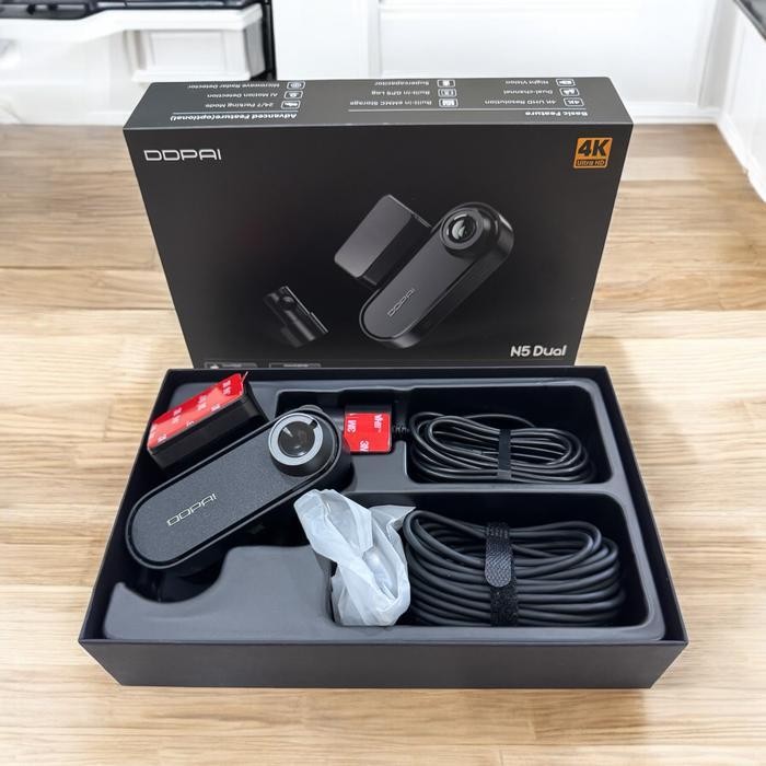 Dashcam Ddpai N5 Dual , 4K Original Dan Terpercaya