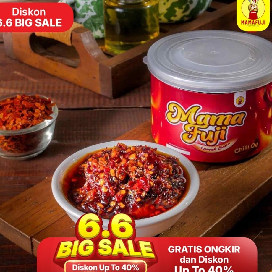 

New Launching Mamafuji Chili Oil Sambal Chili Oil Pedas 200Gr