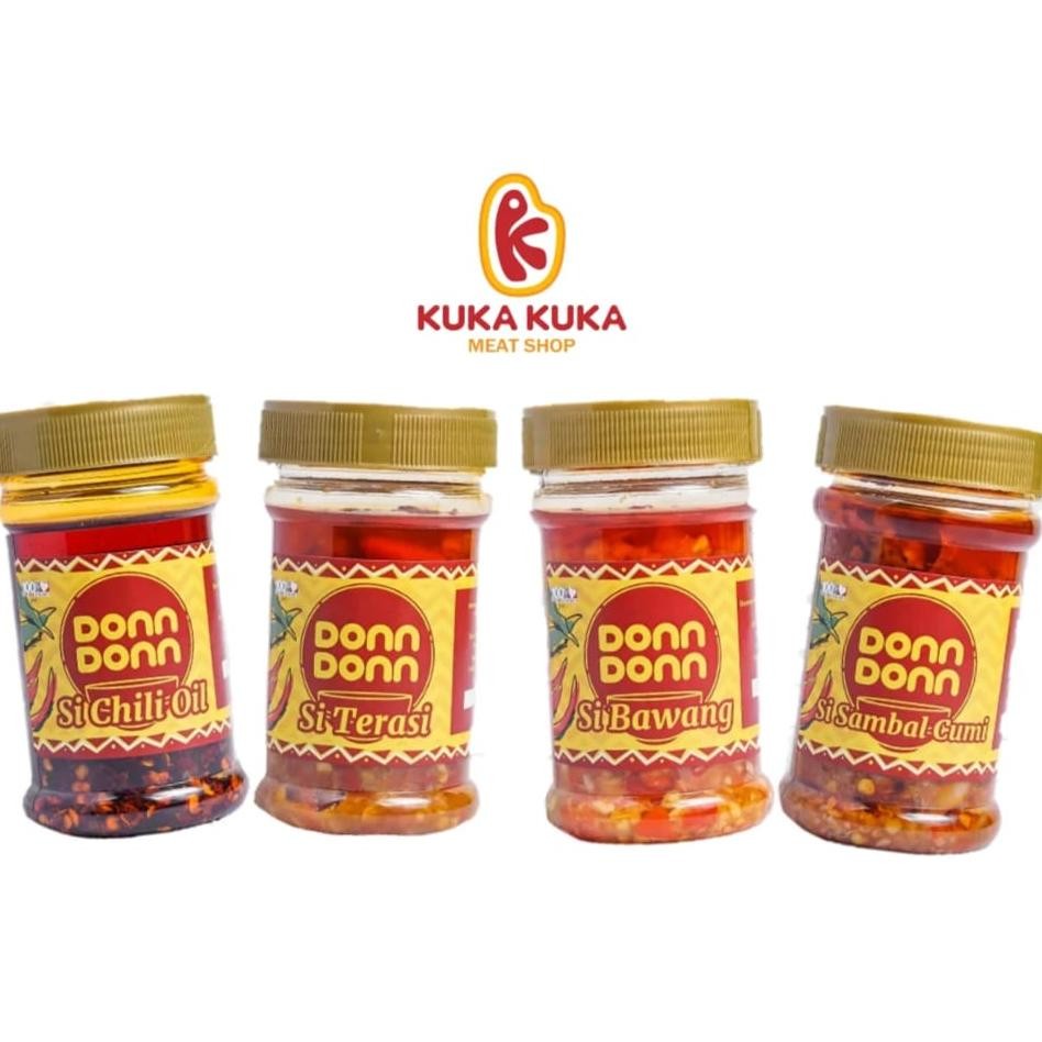 

Don Don Sambel Chili Oil Sambal Bawang Terasi Cumi Halal Pirt 100 Ml