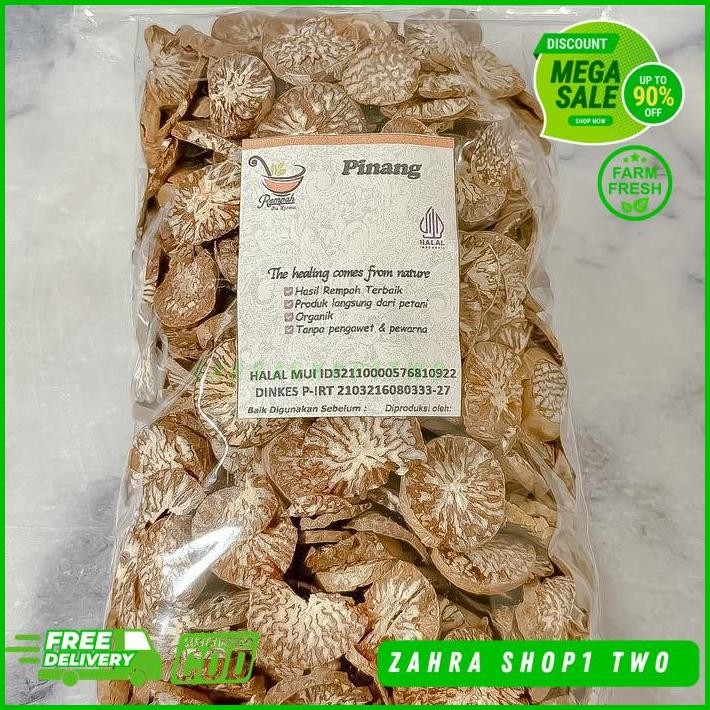 

PINANG MUDA KERING IRIS 1 KG - REMPAH BU RISMA TERBAIK