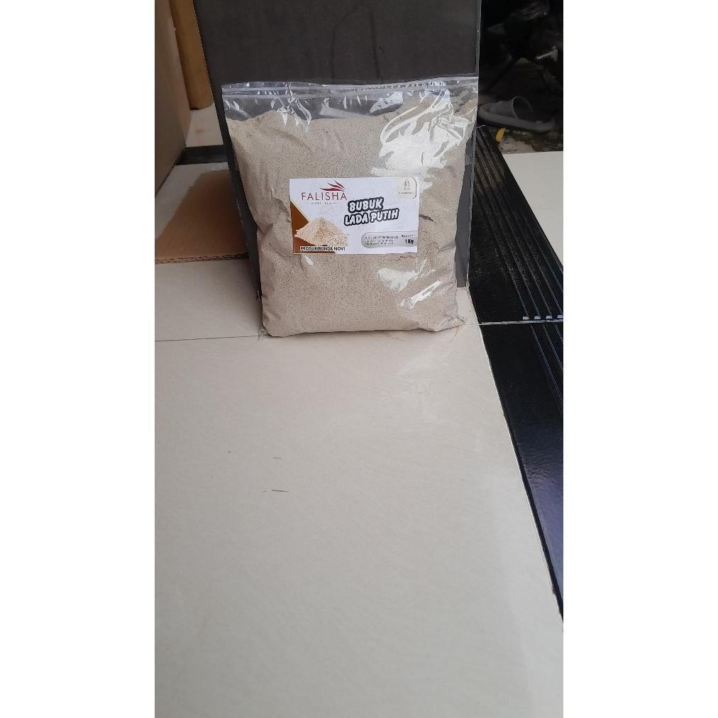 

Lada Putih Bubuk 1Kg Pure White Pepper Powder 1kg Aneka Bumbu Rempah Bubuk Masak SpicesMerica