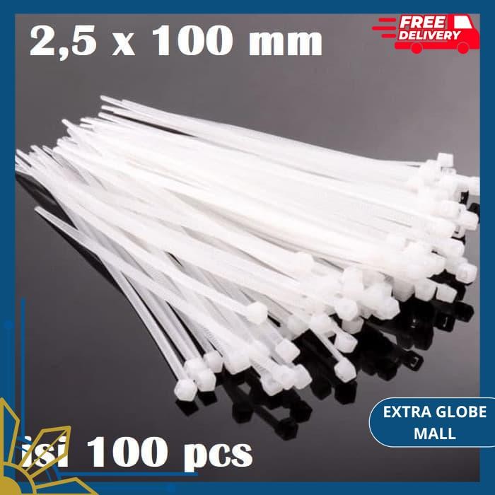 

KABEL TIES CABLE TIES KABEL TIS CABLE TIE PERAPIH 2.5X100MM ISI 100PCS HIGHT CLASS !!
