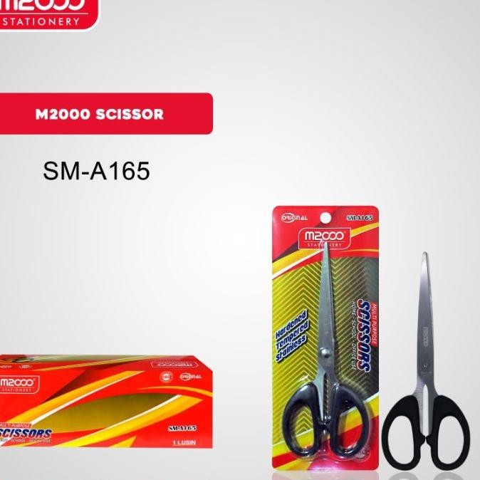 

M2 Gunting Kertas Hh Quality Stainless Steel Scissors M2Sma165 Kemasan 12 Pcs