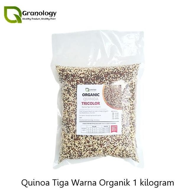 

Quinoa Tiga Warna / Organic Quinoa Tri Color (1 kilogram) by Granology KM