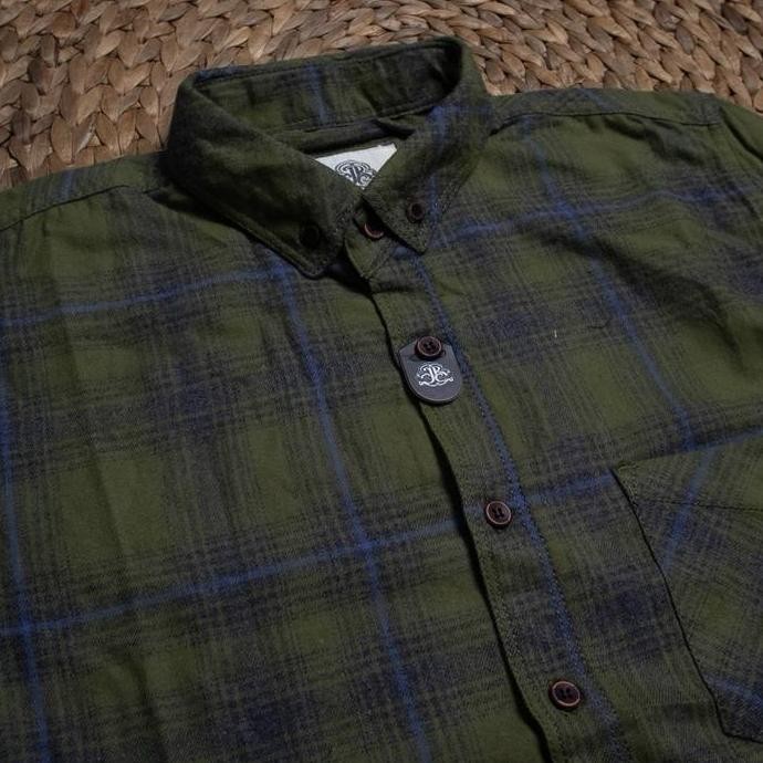 KEMEJA FLANEL PRIA LENGAN PANJANG PREMIUM G21 Distro Kotak Casual Cowok Baju Katun Surfing Motif Hit