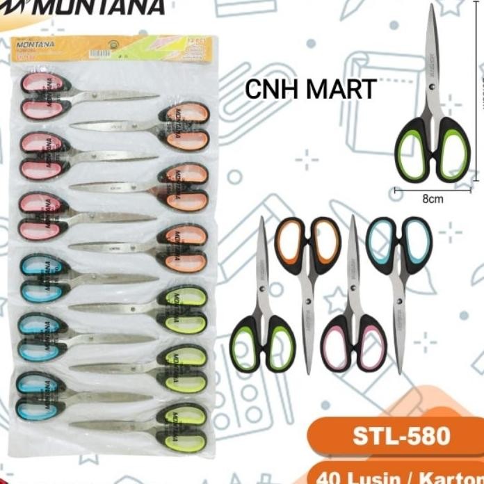 

Gunting Stl 580 Montana Gunting Besar Montana 205Cm 8 Inch 12Pcs