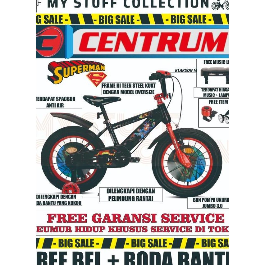 Sepeda Bmx Anak Ukuran 12 Inch Cocok Untuk Usia 2 4 Tahun Roda 4