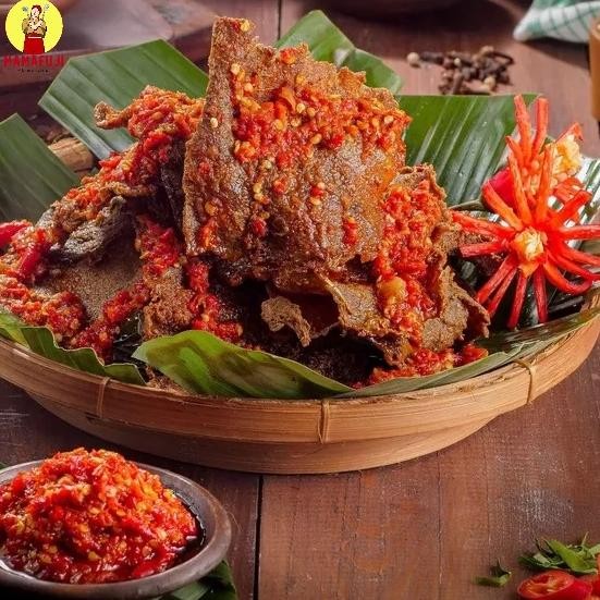 

Cod Mamafuji - Dendeng Balado Kering Pedas Kriuk He-146
