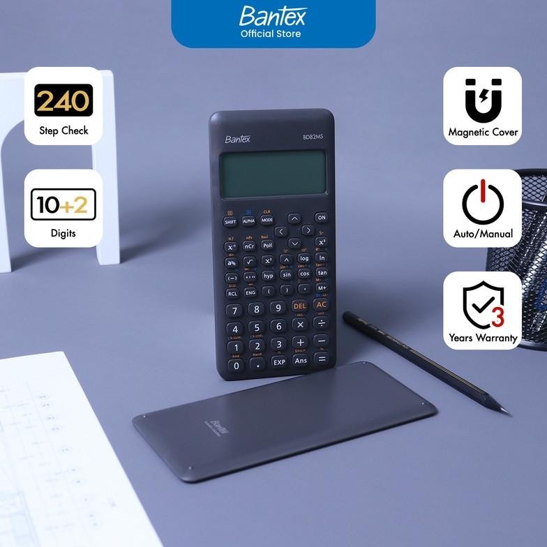 

Bantex Kalkulator Ilmiah / Scientific Calculator 240 Fungsi Untuk Sekolah dan Kantor BD82MS