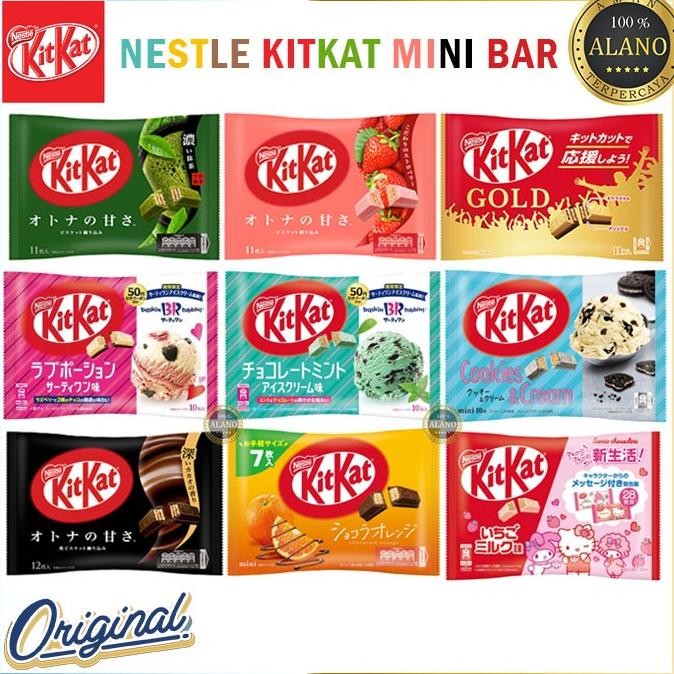 

Promo Nestle Kitkat Mini Bar Original Japan Fs-6