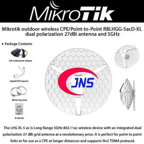 Mikrotik Rblhgg-5Acd-Xl , Lhg Xl 5Ac Embedded Wireless New Stok