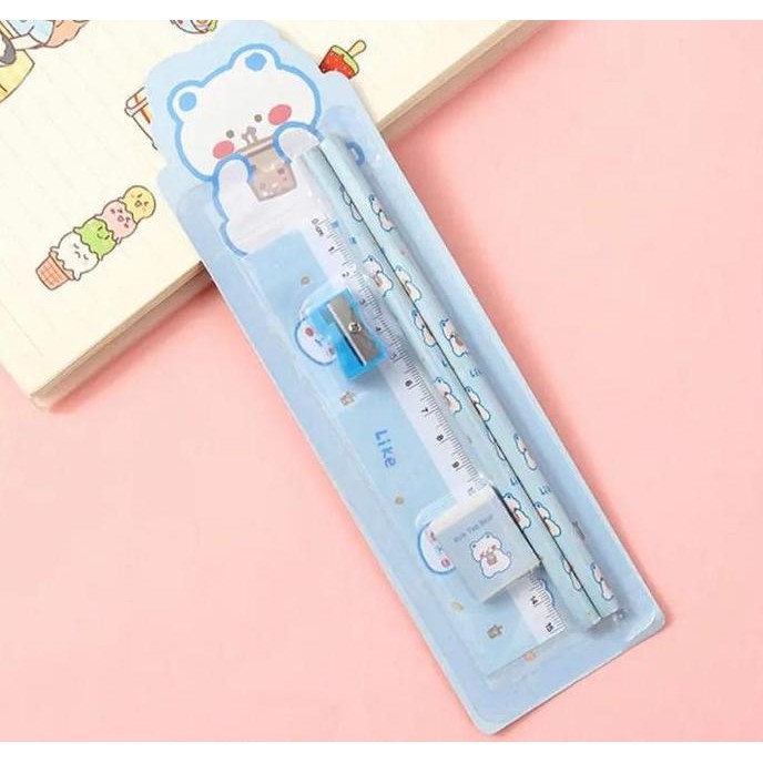

CR - Set Alat Tulis Anak Karakter Lucu Alat Tulis Set 5in1 Paket Alat Tulis TERLARIS