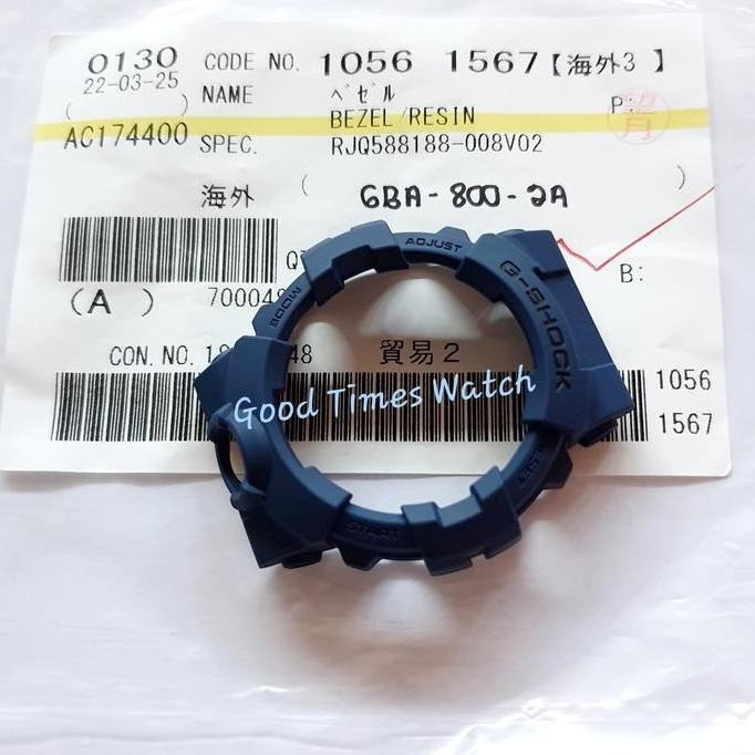 new  BEZEL G-SHOCK GBA-800-2A GBA 800 FIT GBD 800 CASIO ORIGINAL