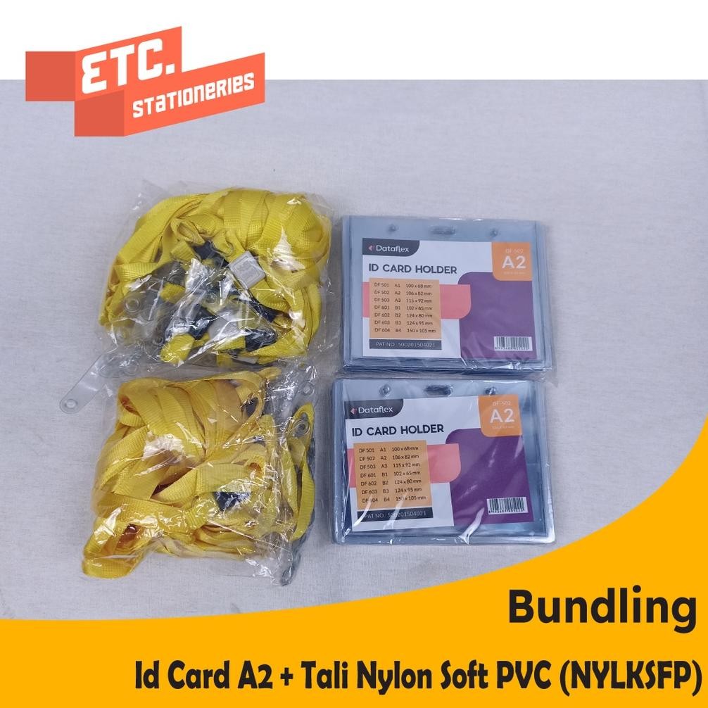 

JH8 Paket Bundling Id Card A2 + Tali Nylon Soft Pvc (NYLKSFP)