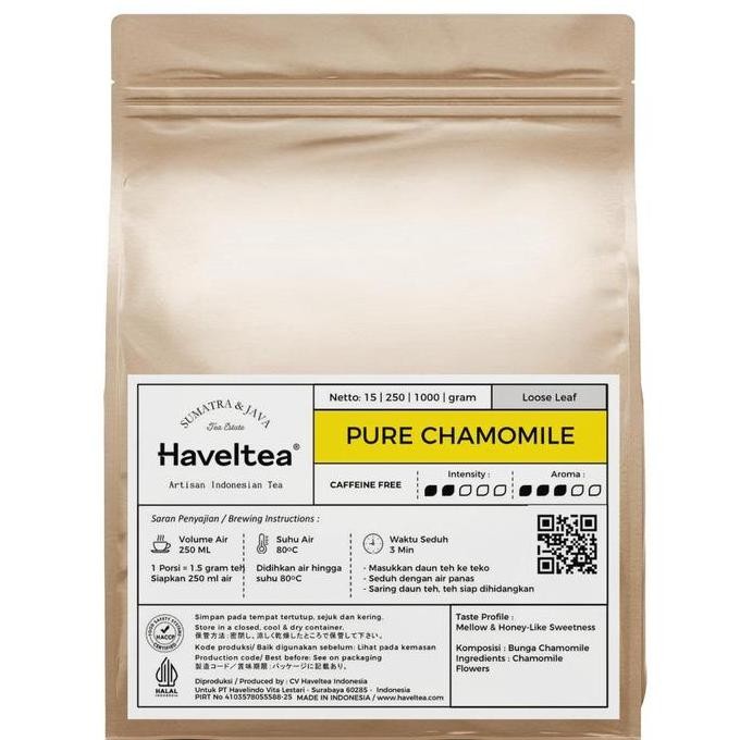

PURE CHAMOMILE | Big Tin | Haveltea | Floral Tea | Sleep Anxiety Aid L82