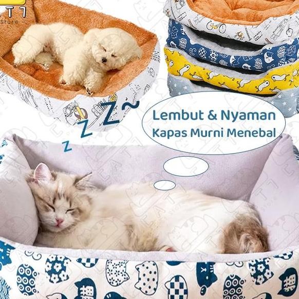 Tempat Tidur Kucing Tempat Tidur Anjing Alas Tidur Kucing Jumbo Kasur Kucing Empuk Pet Bed