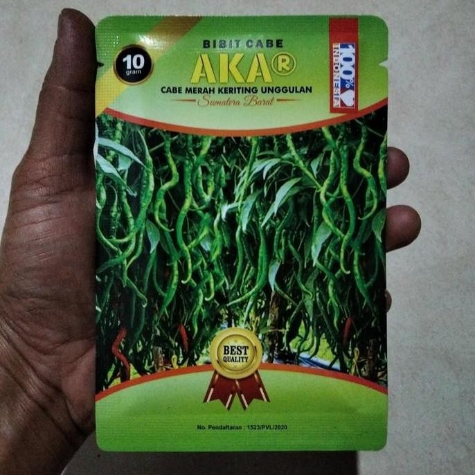 Benih Unggul Cabe Merah Keriting Akar 10 Gr - Bibit Cabe Keriting Akar