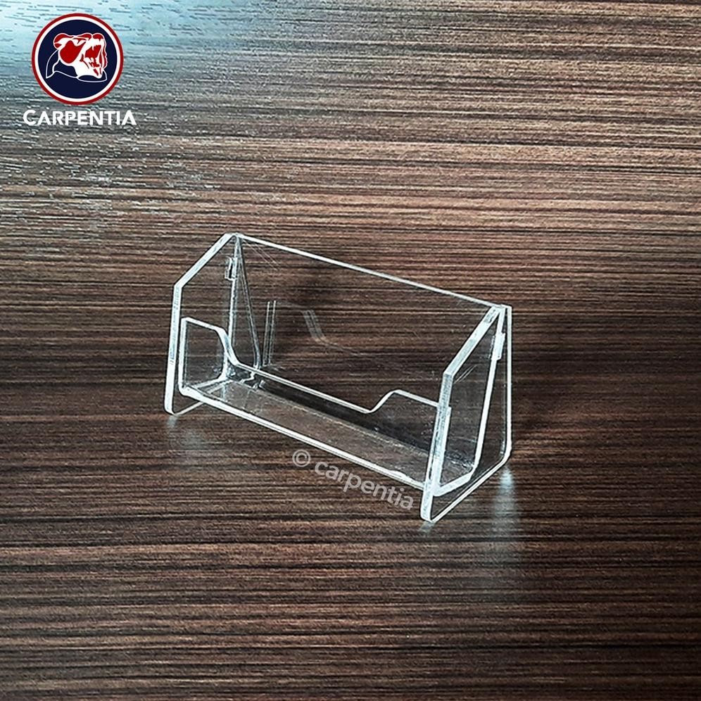 

JH8 Carpentia Tempat Kartu Nama / Acrylic Name Card Holder - Horizontal - Style 2