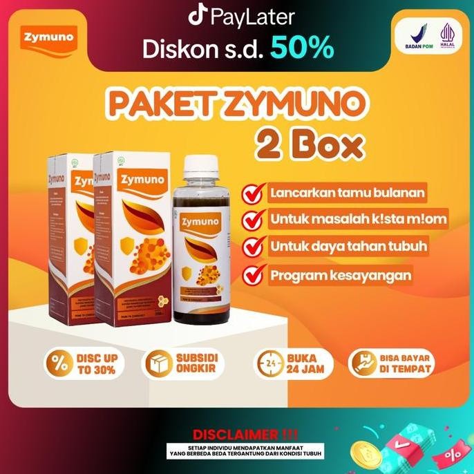 

[Paket 2 Botol] Madu Zymuno Original 200Ml / Botol - Bahan Alami, Organik, Herbal, Halal Dan Bpom Honey Syrup