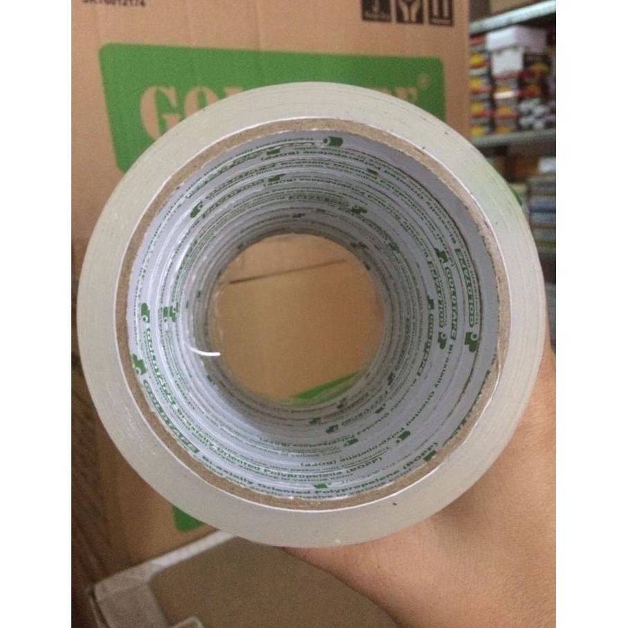 

JH8 Isolasi GOLDTAPE 1" Inci 1PACK isi 6pcs/Selotip 24mm/Lakban Tanggung/Cellotape