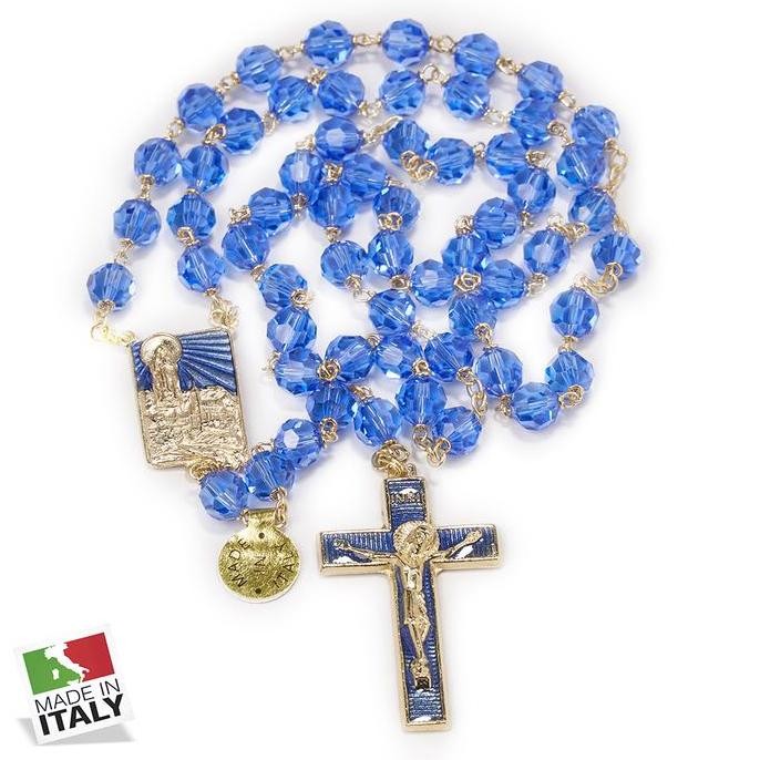 Rosario Kristal Swarovski Original Special Plated Made in Italy Aksesoris Fashion Kalung Rosario Imp