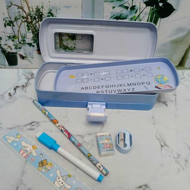 

JH8 KOTAK PENSIL KALENG ada ISI/PENCIL CASE RANTANG
