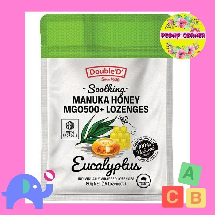 

Double D Permen Pelega Tenggorokan Honey Eucalyptus Drops Gratis Ongkir