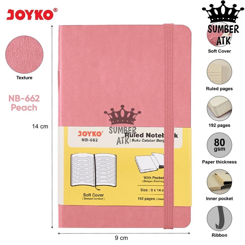 

JH8 Ruled Notebook Diary Agenda Buku Catatan Bergaris Joyko NB-662