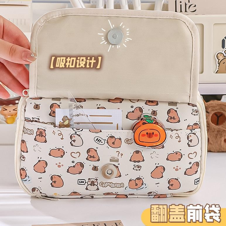 

JH8 Tempat alat tulis kotak pensil aesthetic Tas PenaTempat Pencil Tas Pensil kapasitas besar