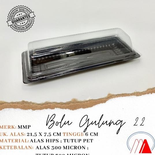 HJK [Isi 20] Mika Tray Kue Bolu Gulung BGT 22 / Mika Bolu Gulung Ukuran 22Cm / Mika Kue Bolu Gulung 