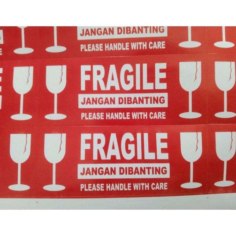 

JH8 STIKER FRAGILE MERAH KECIL UK 8535 QTY 400 pcs
