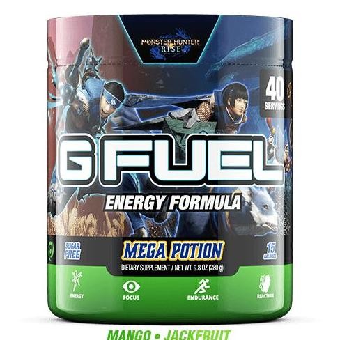 

G Fuel Mega Potion (Monster Hunter) - Energy Drink Kualitas Terbaik Harga Termurah