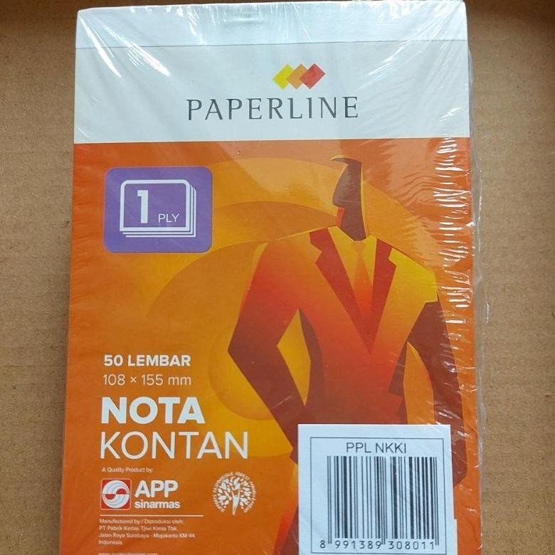 

JH8 Nota Kontan 1ply harga tertera 1pak isi 10 buku
