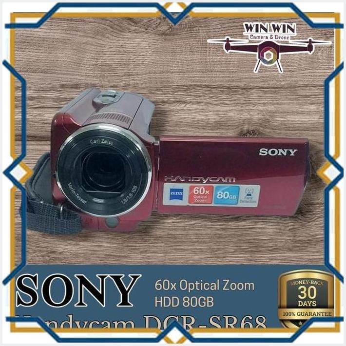 [WIN] KAMERA HANDYCAM SONY DCR-SR68 60X OPTICAL ZOOM HDD 80GB