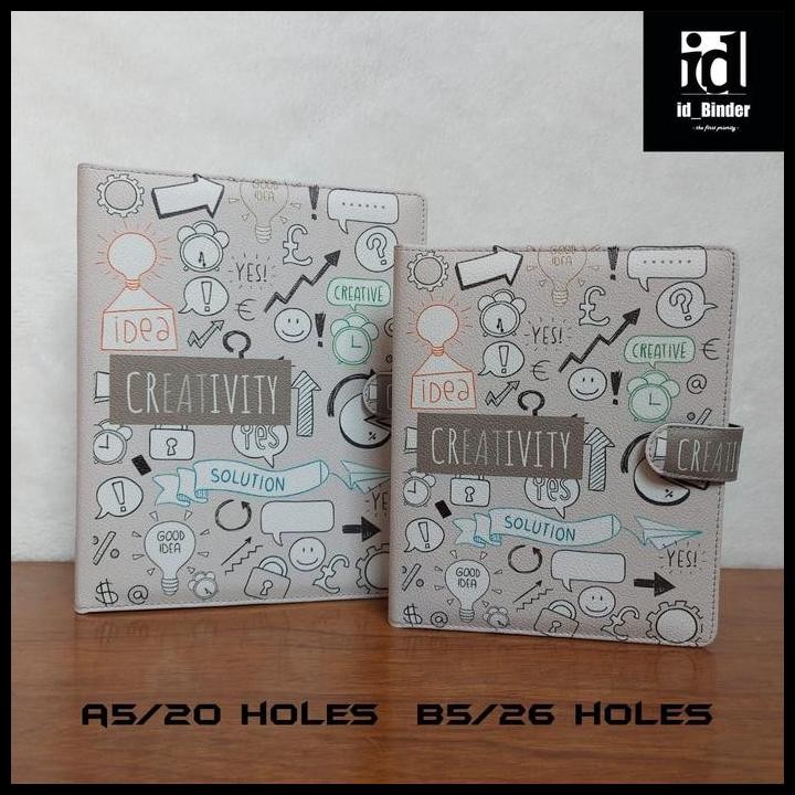 

Terlaris Binder Printing Motip Creativity A5/Ring 20, B5/Ring 26 Good Quality