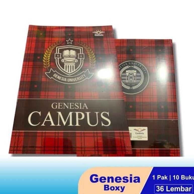 

JH8 Buku Tulis Campus Boxy Genesia 36 Lembar
