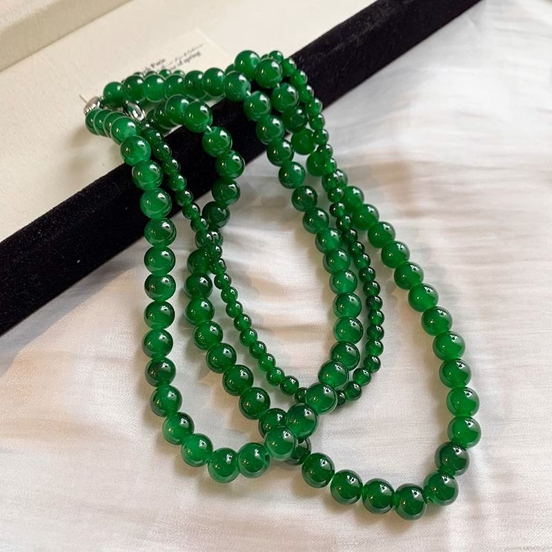Emerald Beaded Necklace