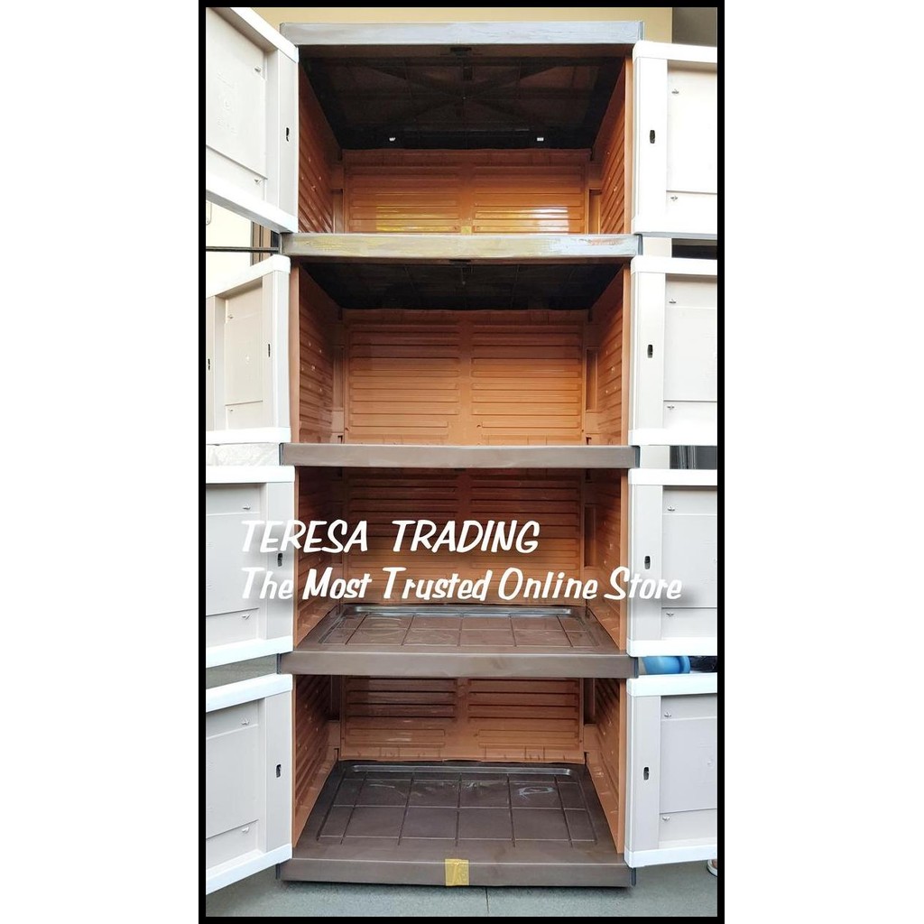 

Terlaris Lemari Plastik Club Big 4 Furniture Cabinet Susun 4 Big Minimalis Good Quality