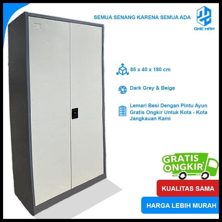 

Terlaris Lemari Arsip Besi Filling Cabinet Pintu Ayun Full Besi Mt-03S Good Quality