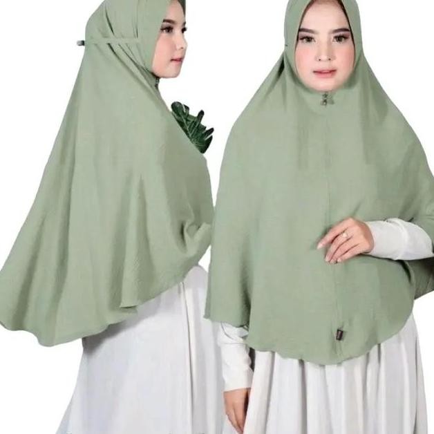 Hijab Bergo Pet Crinkle Xl Mahala Hijab Desain Is Ukuran Besar Muslim
