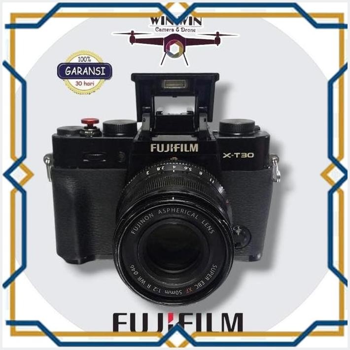 [WIN] KAMERA CAMERA FUJIFILM MIRRORLESS XT30 X-T30 LENSA FIX FUJINON ASPHERICAL LENS XF 50MM F2.0
