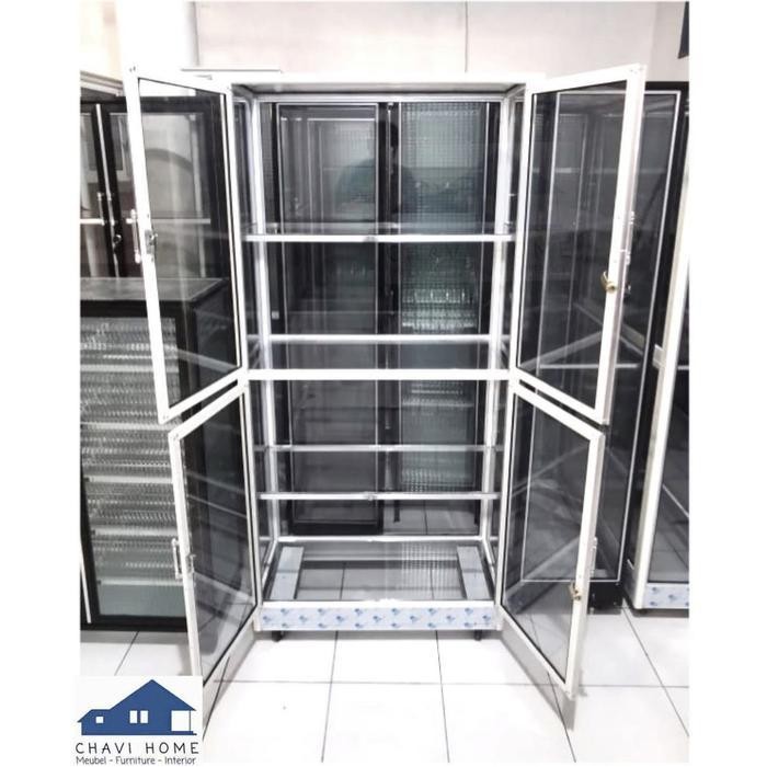 Lemari Hias Lemari Kaca Lemari Pajangan Aluminium Anti Rayap Termurah Original Dan Terpercaya