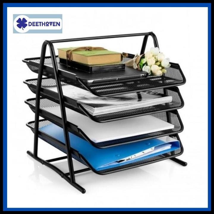

Terlaris Rak Dokumen Susun 4 Tingkat / Paper Tray / Letter Tray 4 Tier Good Quality