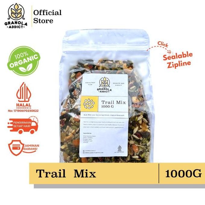 

Granola Addict - Trail Mix (Sunflower, Pumpkin Seeds, Almond, Raisin, Cranberry) 1000G