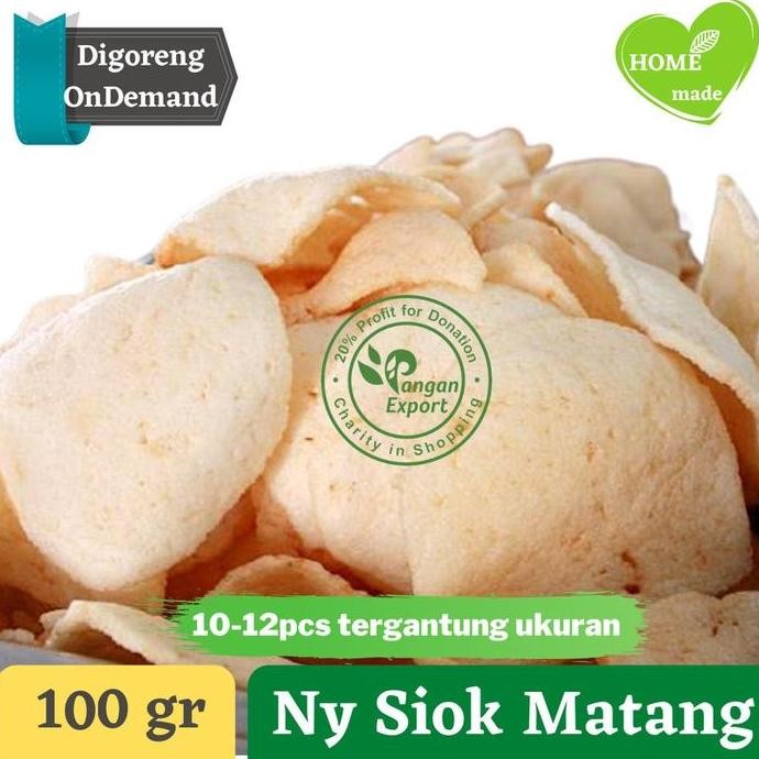 

Kerupuk Udang Ny Siok Goreng | Kerupuk Premium Matang | Shrimp Cracker