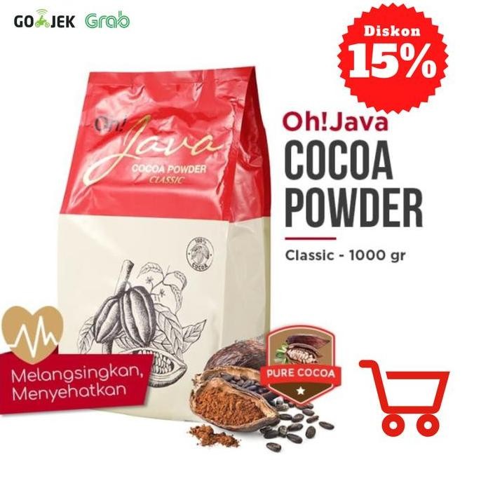 

Java Cocoa Powder Classic Flavor 1000G| Asli (Bukan Repack)