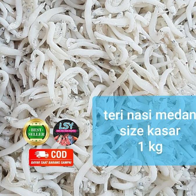 

Ikan Asin Teri Nasi Medan / Tn Putih / Size Jumbo 1Kg