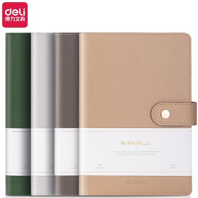 

Nusign Leather Cover Notebook / Buku Catatan Agenda Kulit Magnet Ns299