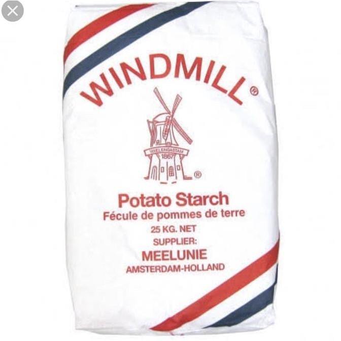 

Tepung Kentang Windmill Potato Starch / Sang Fen 25 Kg